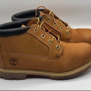 Timberland Brown Leather Ankle Boots